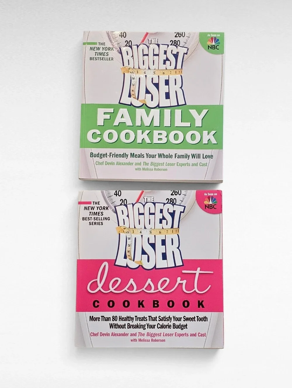 Biggest Loser Cookbooks Set of 2